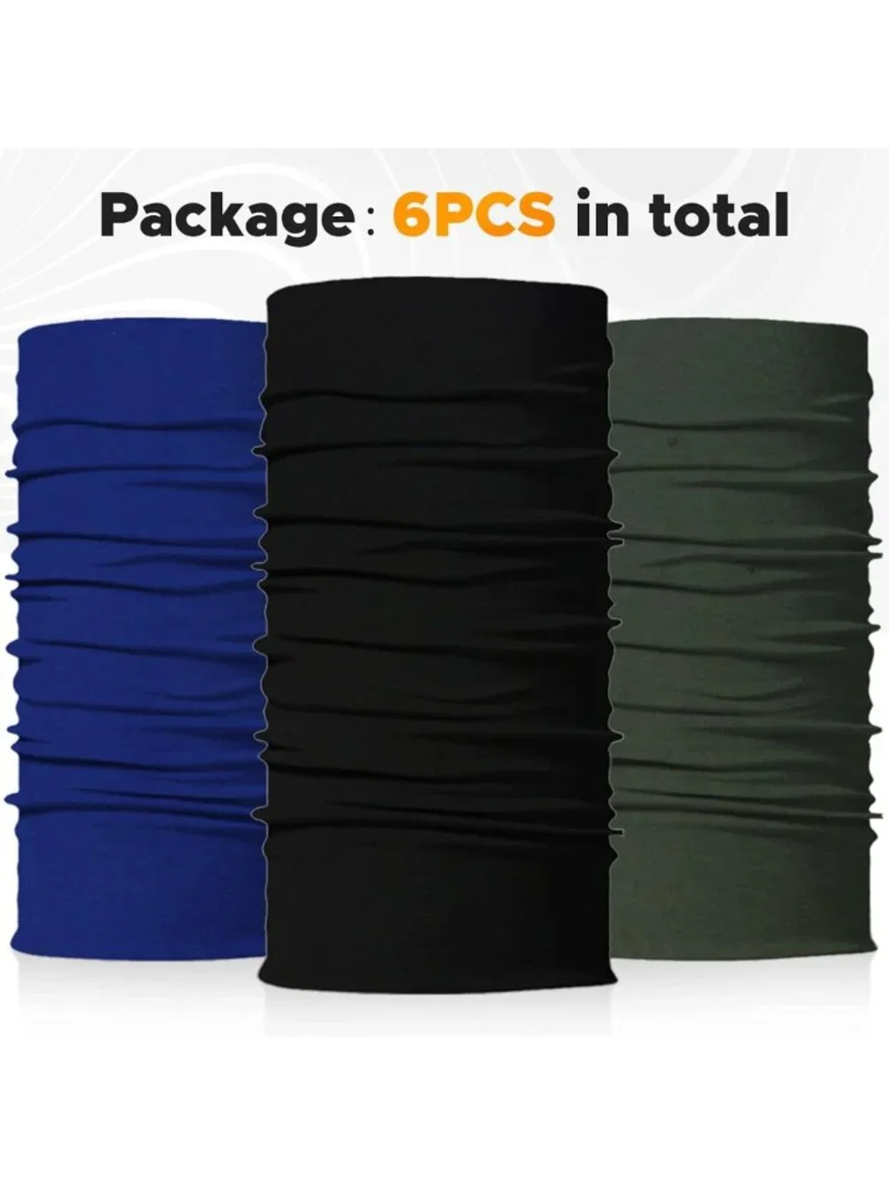 Versatile Bandana Neck Gaiter Head Wrap Balaclava Magic Scarf for Outdoor Use